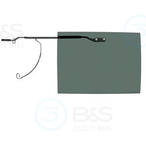 933032 - klip B&S Flip Up pro kovov obruby, zelen, barva ern