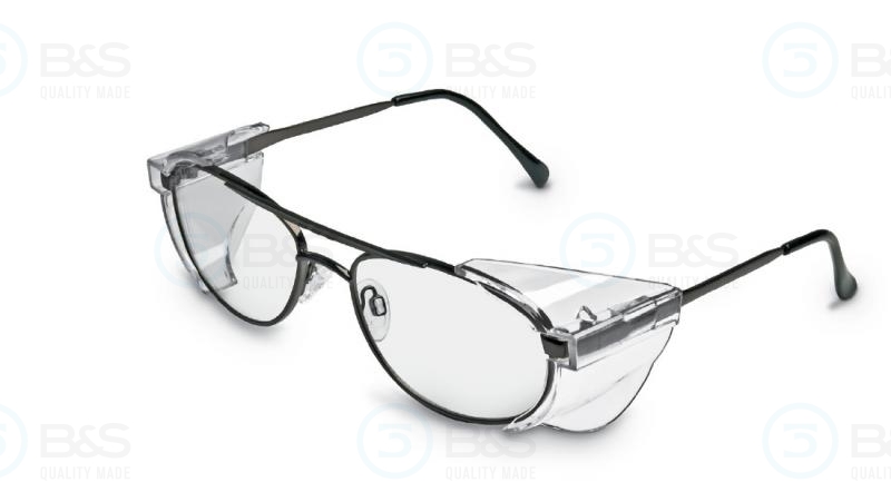 kovové ochranné brýle k zabroušení korekce, vel. 54/17 mm