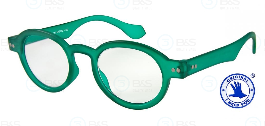  Čtecí brýle - DOKTOR, plastové, panto, zelené