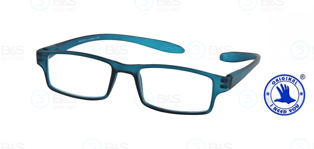  Čtecí brýle - HANGOVER Life, plastové s dlouhými stranicemi, modré