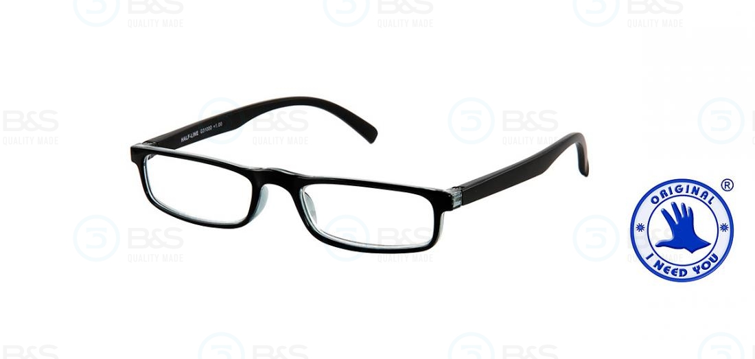 Čtecí brýle - HALF-LINE, plastové s flexem, černé
Kliknutím zobrazíte detail obrázku.
